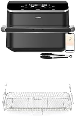 2026 COSORI Air Fryer 10L Twinfry,Dual Zone Avec Séparateur Amovible,Capacité Flexible de 10L,Friteuse sans Huile 6-en-1,35℃-240℃,66% d'Énergie en Moins,Livre de Recettes et Application