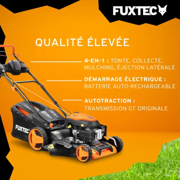 2026 Tondeuse thermique autotracte dmarrage lectrique,196 cm,51 cm - 6 CV,60 L. -