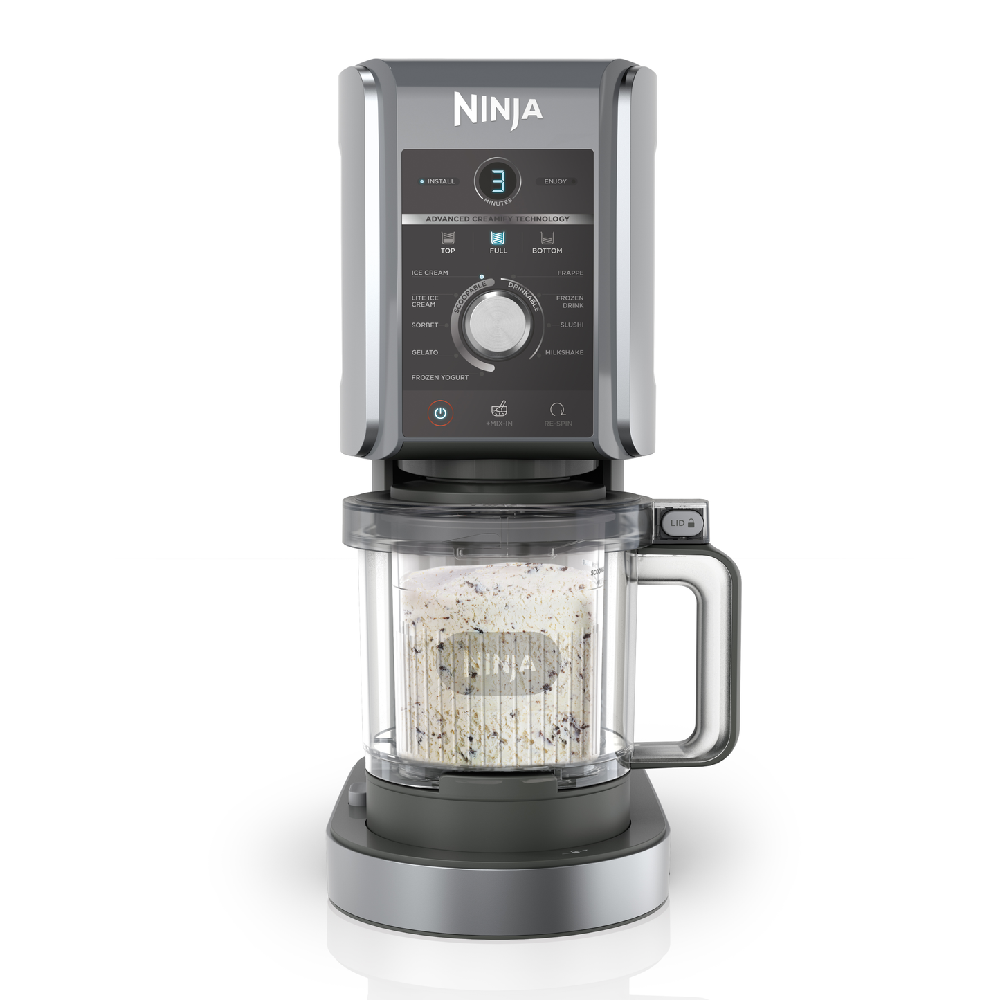 2026 Ninja® CREAMi® Deluxe – Eis, Sorbet, Gelato und mehr einfach zu Hause zubereiten. Individuell, lecker und vielseitig!
