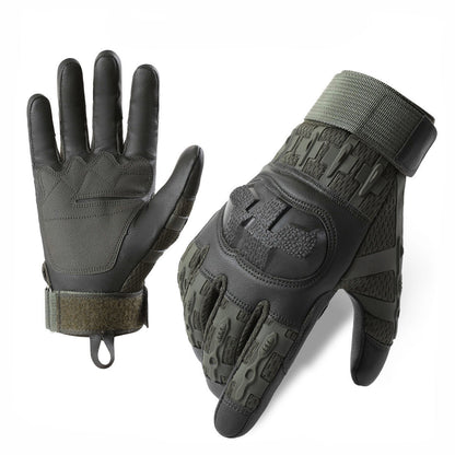 2026 Taktische Vollfinger-Handschuhe Z353 – Olivgrün
