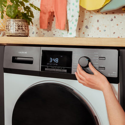2026 Cecotec Lave-Linge 9Kg Chargement Frontal Bolero Dresscode 9410 Inverter A. 1900W, 1400 tr/min Réglable, 16 Programmes, Faible Consommation d'Énergie, Vapeur, Stérilisation du Linge