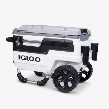2026 2025 Glacière Trailmate® Journey 70 Qt – Grand Modèle Tout-Terrain avec Roues Lisses, Poignée Télescopique et Isolation THERMECOOL™