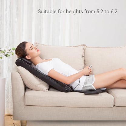 2026 2025 Coussin de Massage Shiatsu Snailax avec Chaleur – Coussin de Fauteuil Massant pour Dos, Massage Kneading pour Maison et Bureau
