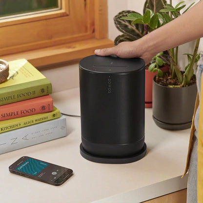 2026 2025 Sonos Move 2 – Enceinte Portable Intelligente avec Batterie 24 Heures, Bluetooth et Wi-Fi, Résistante à l’Eau (Noir)