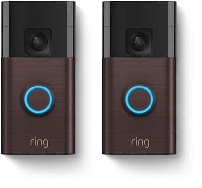 2026 2025 Ring Sonnette Vidéo sur Batterie, Vidéo Plein Pied, Vue en Direct avec Audio Bidirectionnel et Détection de Mouvement (dernier modèle)