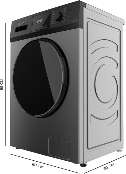 2026 Cecotec Lave-Linge 9Kg Chargement Frontal Bolero Dresscode 9410 Inverter A. 1900W, 1400 tr/min Réglable, 16 Programmes, Faible Consommation d'Énergie, Vapeur, Stérilisation du Linge
