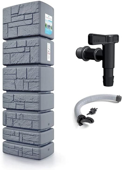2026 2025 Regenwassertank Tower Stone, Regentonne 350-500L