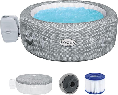 2026 Spa gonflable rond BESTWAY Lay-Z-Spa® Miami Airjet™ 2 - 4 personnes