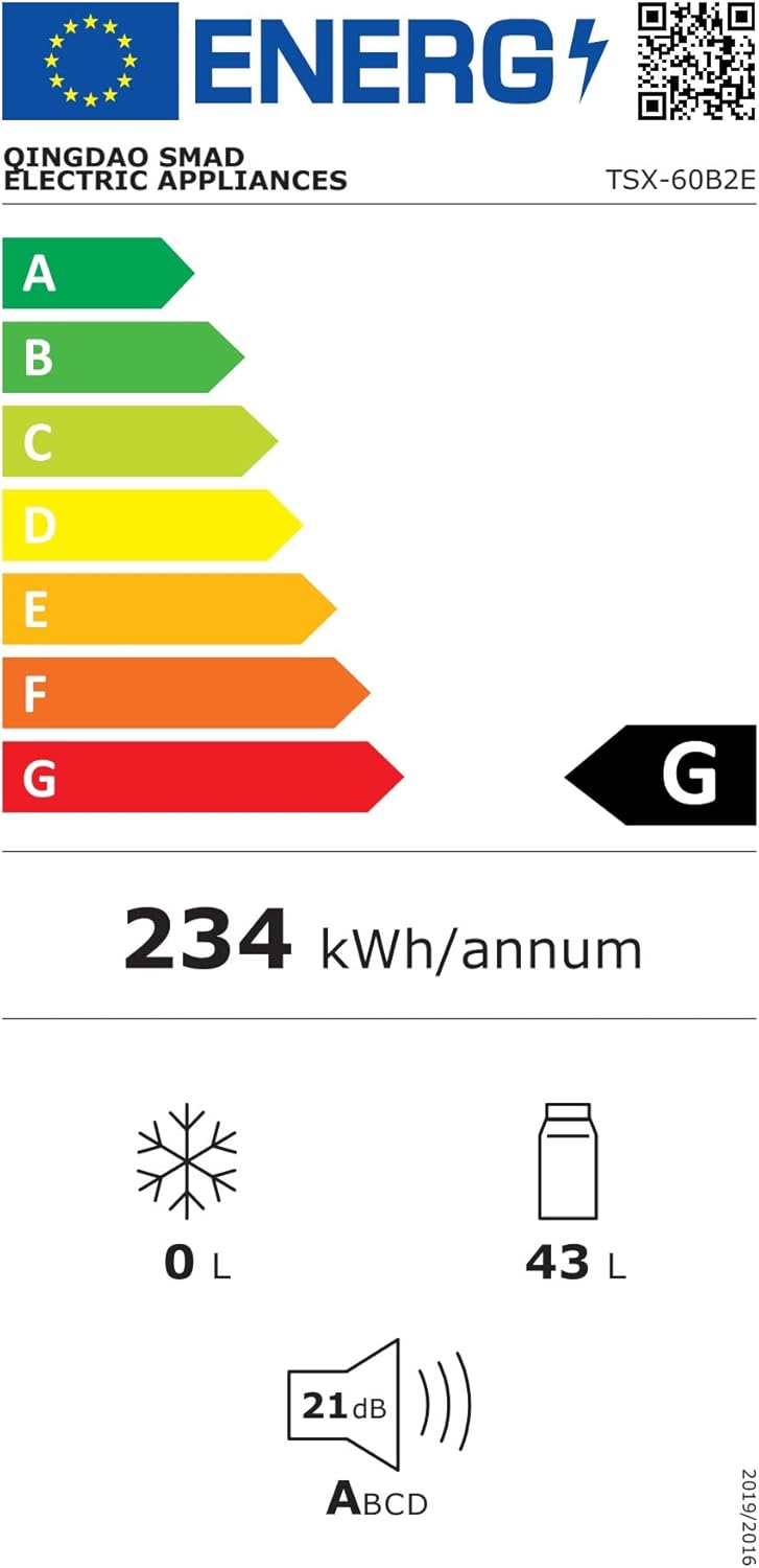2026 SMETA Frigo 12V, Réfrigérateur Camping 12V 220V 40L, Frigo Caravane, Mini Frigo de Chambre, Frigo 12V Camping Car, Réfrigérateur pour Voiture, Van, Fourgon, Bureau, Gîte - Noir
