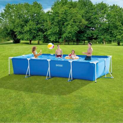 2026 2025 Intex Piscine Rectangulaire 450×220×84 cm – Cadre Acier Résistant, PVC 3 Couches, Édition Limitée