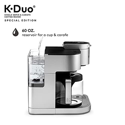 2026 2025 Keurig K-Duo Édition Spéciale – Machine à Café Tasse & Carafe, Finition Argentée, Brassage Fort, Édition Limitée
