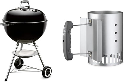 2026 2025 Weber Classic Kettle 57 cm – Barbecue à Charbon, Grille Acier Triple Couche, Édition Limitée