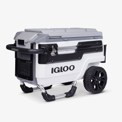 2026 2025 Glacière Trailmate® Journey 70 Qt – Grand Modèle Tout-Terrain avec Roues Lisses, Poignée Télescopique et Isolation THERMECOOL™