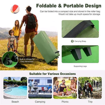 2026 Lit de Camping avec Tente 5-en-1 pour 2 Personnes – Combo Tente Outdoor Portable avec Matelas Gonflable, Sacs de Couchage & Pare-Soleil