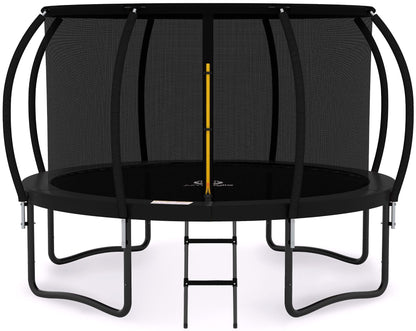 2026 Trampoline d’extérieur JUMPZYLLA avec filet de sécurité pour enfants – 8 FT