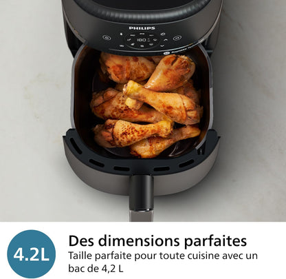 2026 2025 Friteuse à air Philips série 3000 7,2 L, fenêtre de cuisson, friteuse 16 en 1