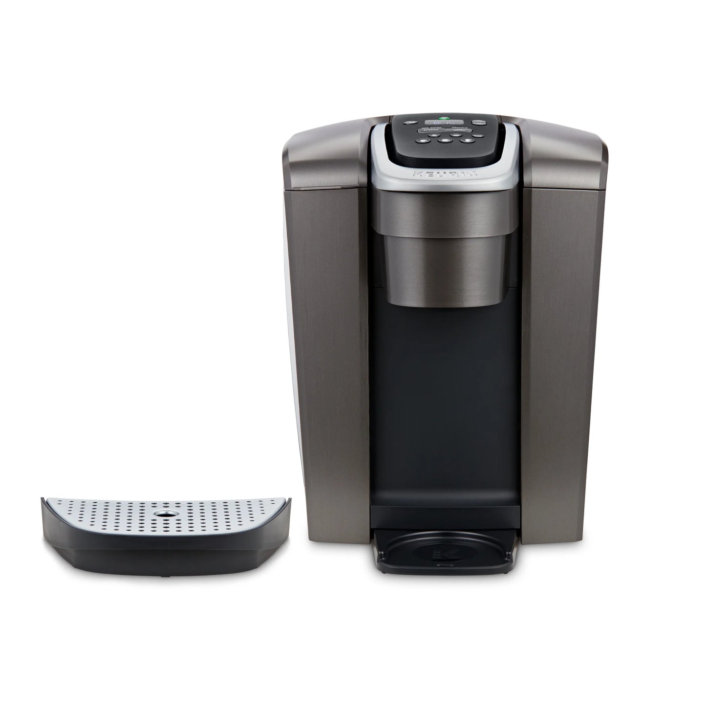 2026 2025 Keurig K-Elite – Machine à Café à Dosettes K-Cup à Portion Unique, Finition Brossée Slate, Programmable pour Café Chaud et Glacé