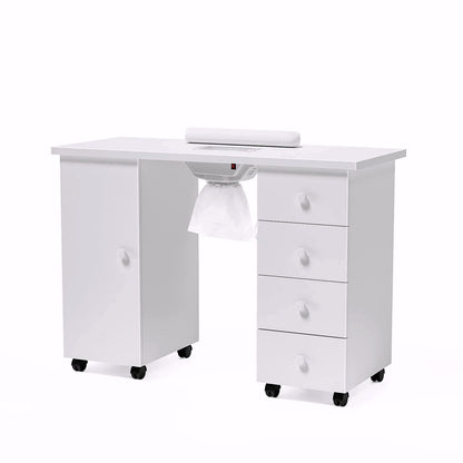 2026 Table de Manucure OmySalon avec Aspirateur Électrique Intégré (Système d’Aspiration Downdraft)