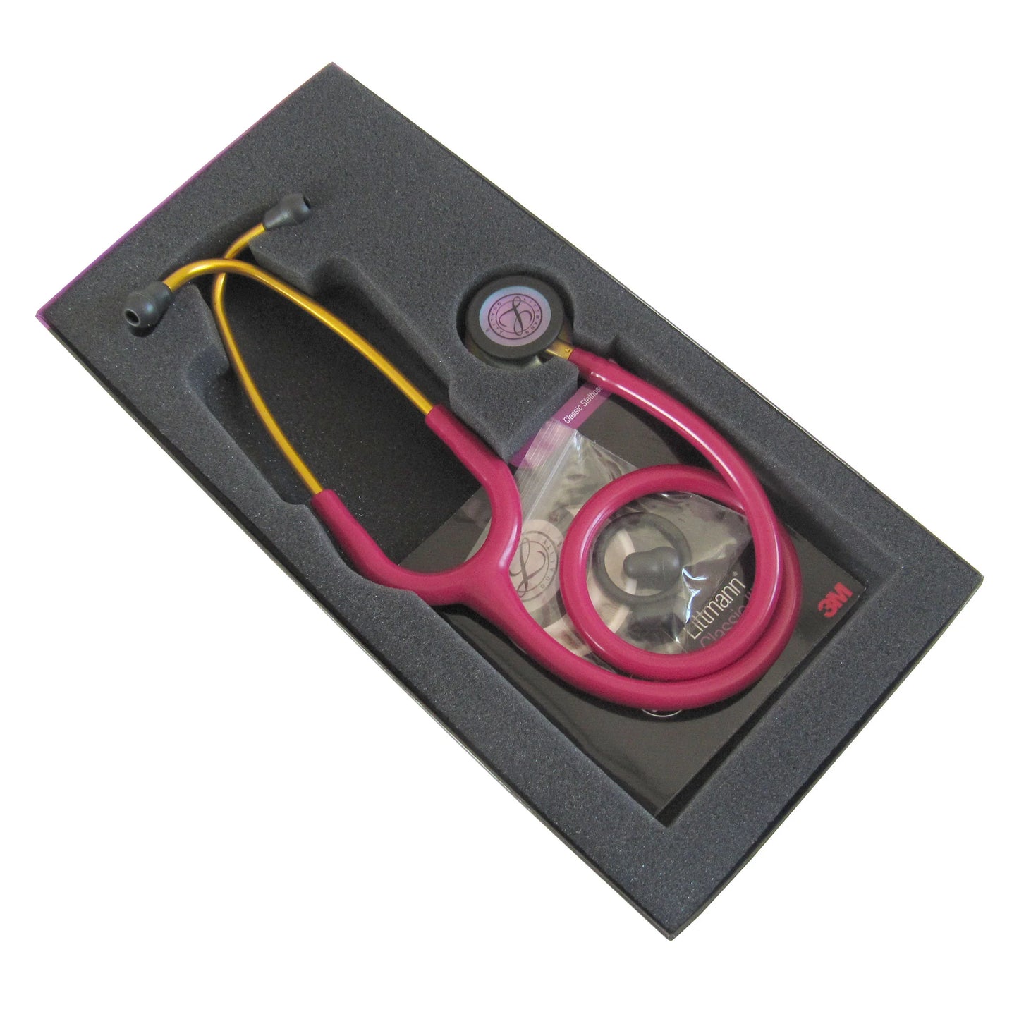 2026 2025 Stéthoscope Littmann Classic III Surveillance : Raspberry Rainbow 5806