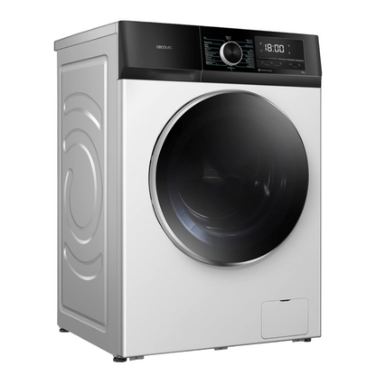 2026 Cecotec Bolero Dresscode 10500 Inverter Steel A. Lave-linge 10 kg Steel, 1400 tr/min, Moteur Inverter Plus, Vapeur, Classe A.