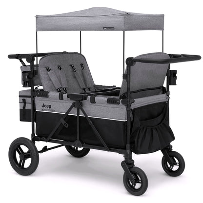 2026 Jeep Wrangler Deluxe Wagon Poussette 4 places – par Delta Children