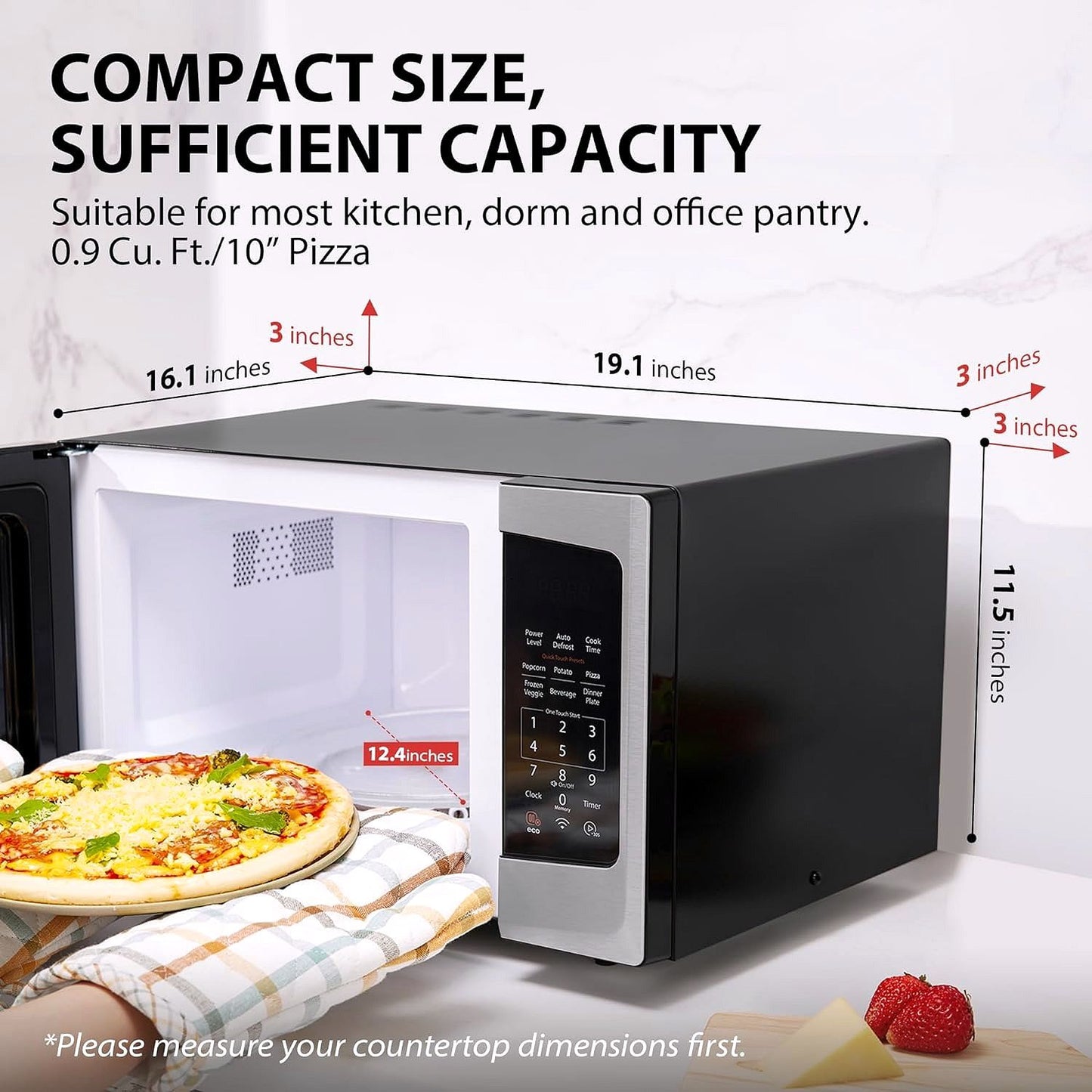 2026 TOSHIBA ML-EC42P(SS) Four micro-ondes combiné 4-en-1 pour plan de travail
