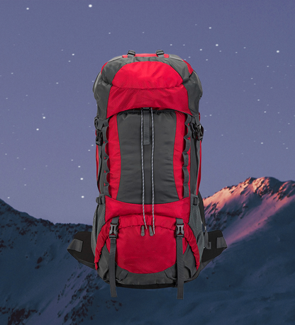 2026 Outdoor-Rucksack 70L – Rot