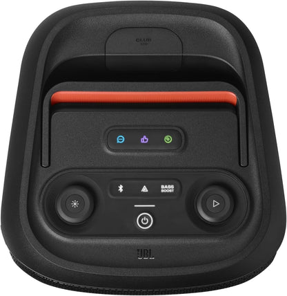 2026 PartyBox Club 120,Enceinte portable de soirée,poignée pliable ergonomique,jeu de lumières,12 heures d'autonomie,résistante aux éclaboussures IPX4,noir,Prise européenne (Type C) -