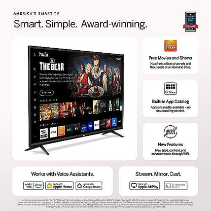 2026 Téléviseur Smart TV VIZIO D-Series 40 pouces Full HD 1080p avec AMD FreeSync & Apple AirPlay