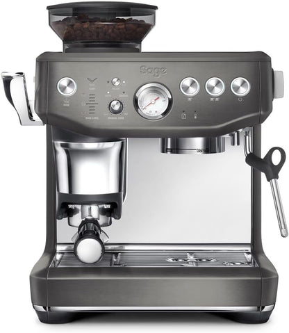 2026 2025 Machine à Café Expresso avec Broyeur Intégré & Mousseur à Lait – Sage Barista Express Impress – Acier Inoxydable Brossé, Expérience Barista à Domicile