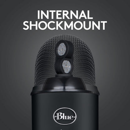 2026 2025 Logitech for Creators Microphone USB Blue Yeti (Noir)