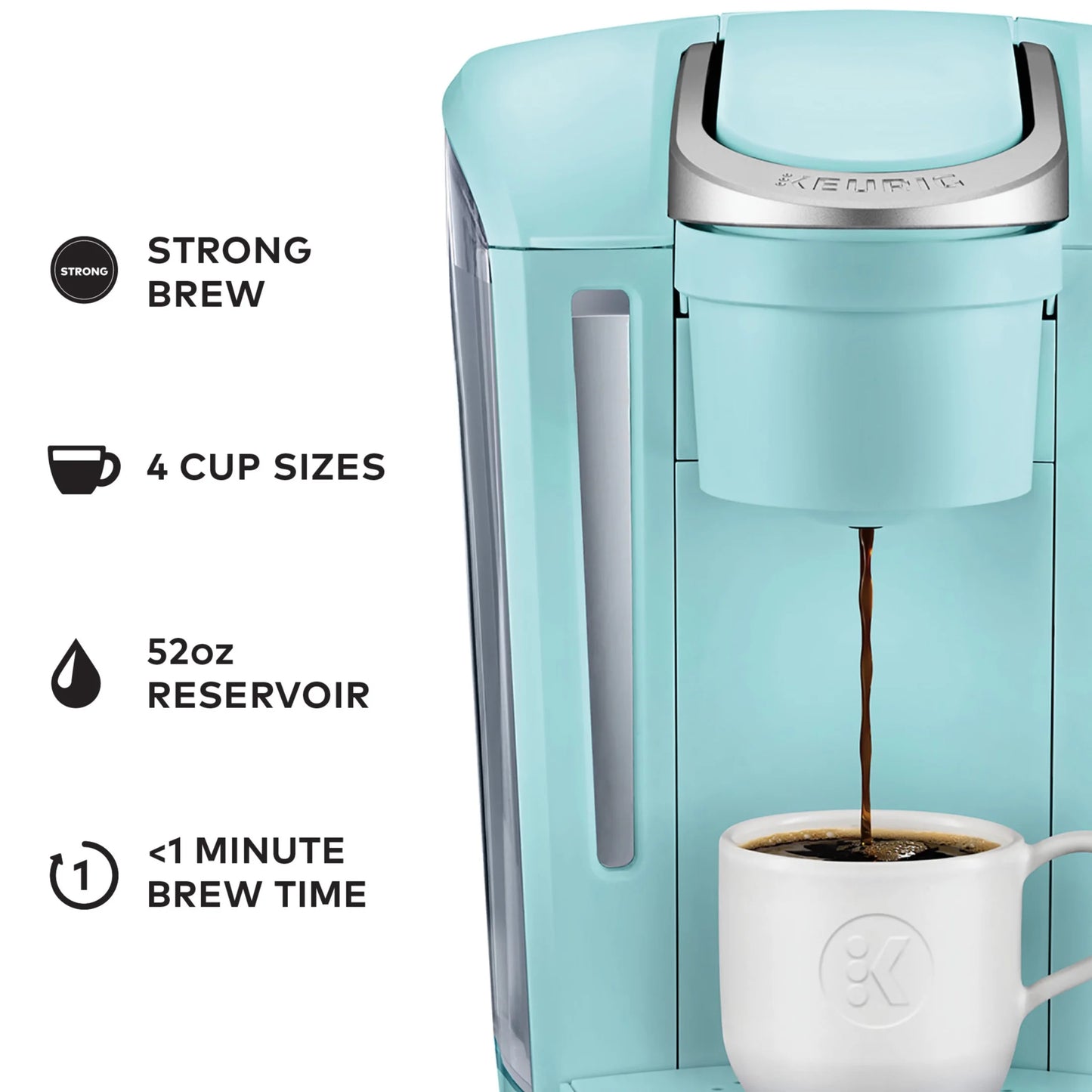 2026 2025 Keurig K-Select Machine à Café à Dosettes K-Cup à Service Unique – Édition Vintage Rouge, Grand Réservoir et Fonction Strong Brew pour un Café Plus Intense
