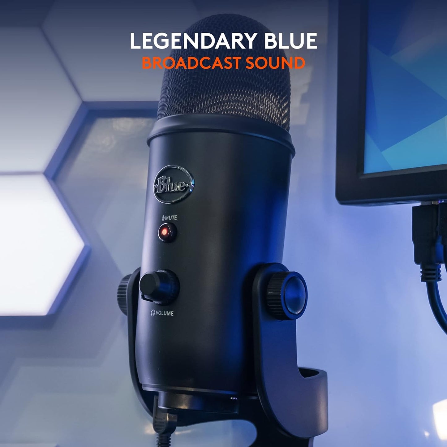 2026 2025 Logitech for Creators Microphone USB Blue Yeti (Noir)