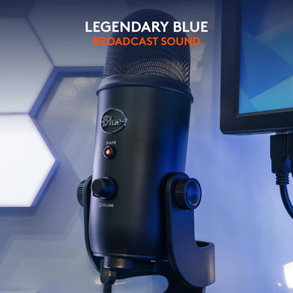 2026 2025 Logitech for Creators Microphone USB Blue Yeti (Noir)