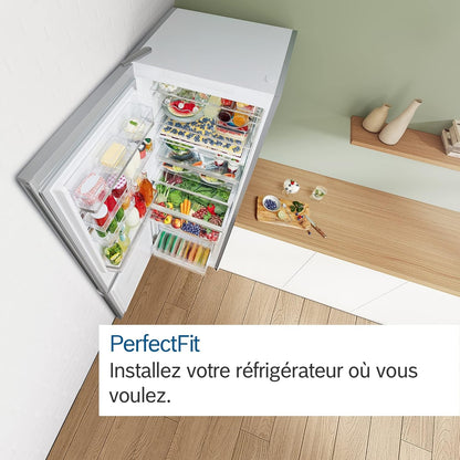 2026 2025 Bosch KGN49XLEA Série 4 – Réfrigérateur Combiné XXL, MultiAirflow, Tiroir VitaFresh, Édition Limitée Inox