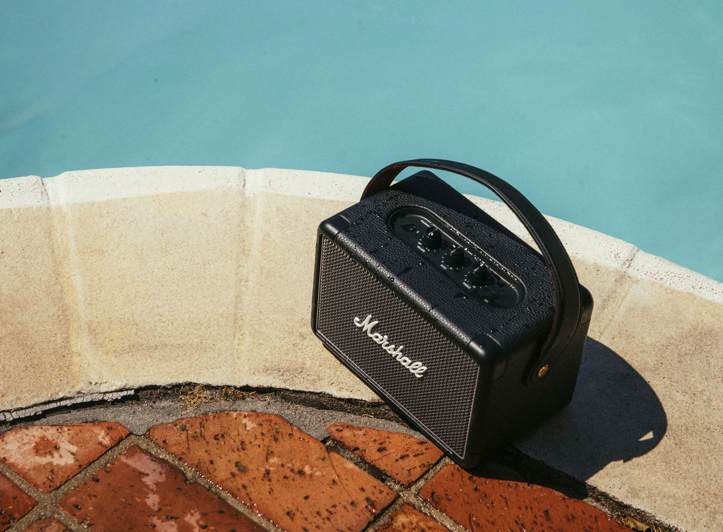 2026 2025 Enceinte portable Bluetooth Marshall Kilburn II – Noir, Son puissant, 36W, Autonomie 20+ heures, Résistante à l’eau IPX2
