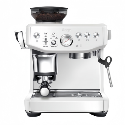 2026 2025 Machine à Café Expresso avec Broyeur Intégré & Mousseur à Lait – Sage Barista Express Impress – Acier Inoxydable Brossé, Expérience Barista à Domicile