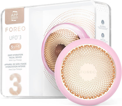 2026 2025 FOREO UFO 3 – Masque Visage Intelligent 5-en-1 avec LED, Thermothérapie, Cryothérapie et Massage T-Sonic – Édition Limitée Anti-Âge