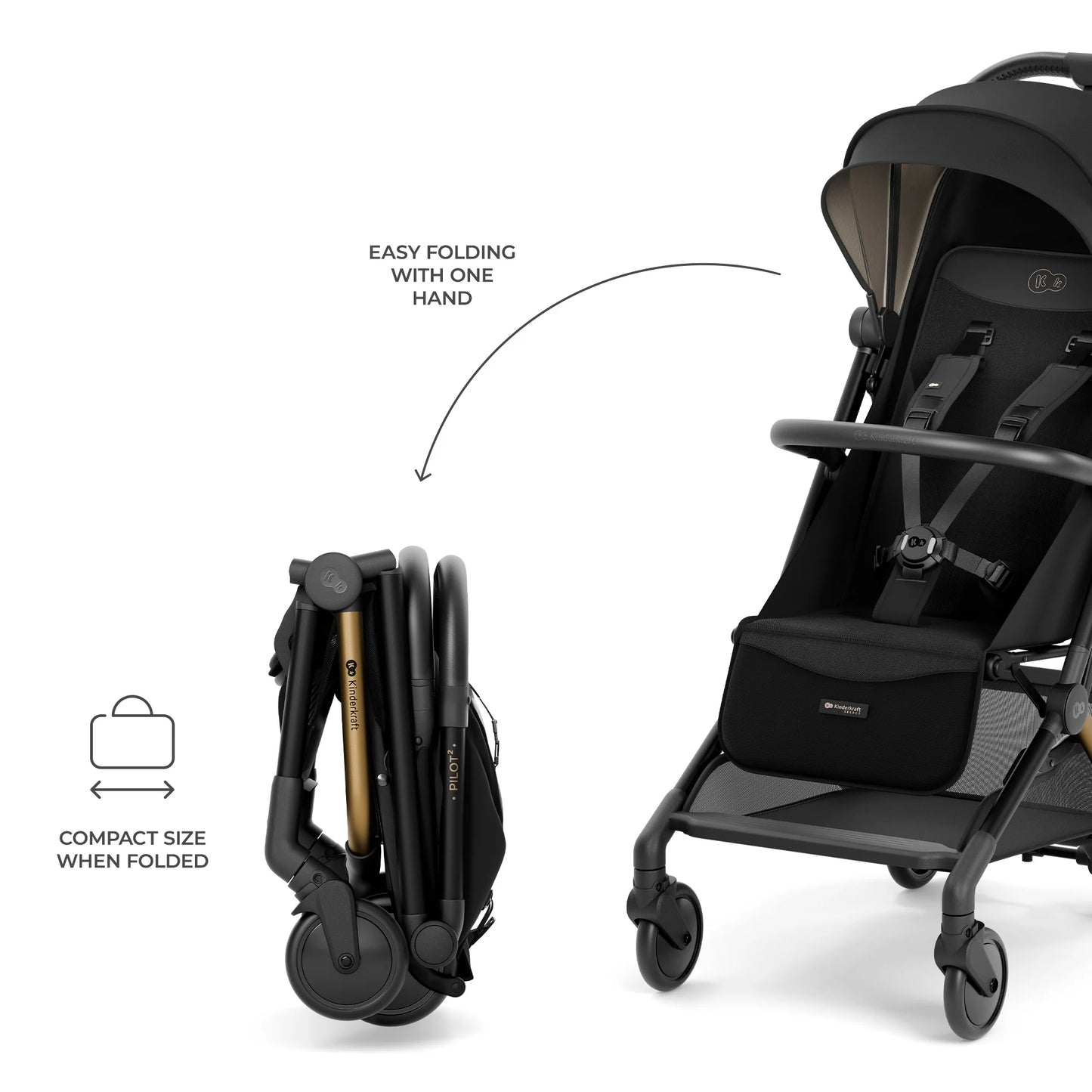 2026 Poussette légère Kinderkraft PILOT 2