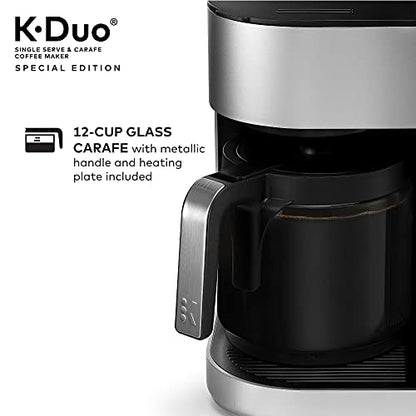 2026 2025 Keurig K-Duo Édition Spéciale – Machine à Café Tasse & Carafe, Finition Argentée, Brassage Fort, Édition Limitée