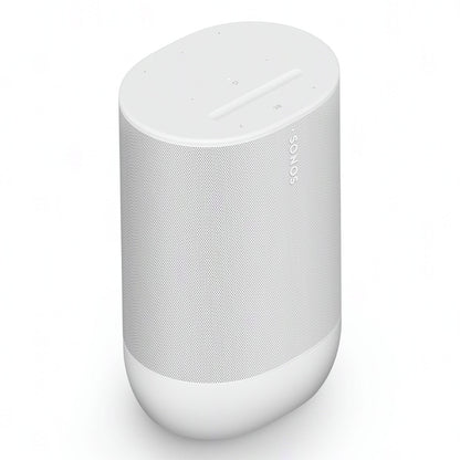 2026 2025 Sonos Move 2 – Enceinte Portable Intelligente Blanche avec Batterie 24 Heures, Bluetooth et Wi-Fi, Résistante à l’Eau, Son Stéréo Puissant et Commande Vocale