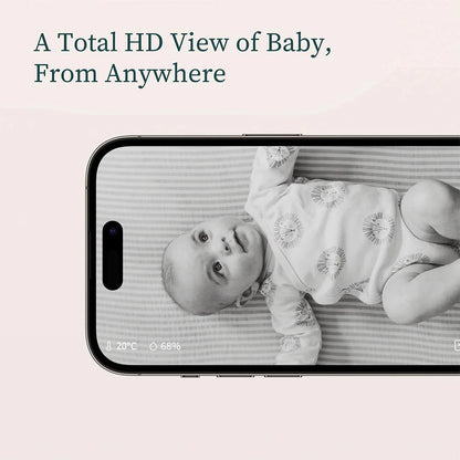 2026 2025 Owlet Cam® 2 – Caméra Bébé HD 1080p avec Vision Nocturne, Audio Bidirectionnel et Capteurs de Température et Humidité