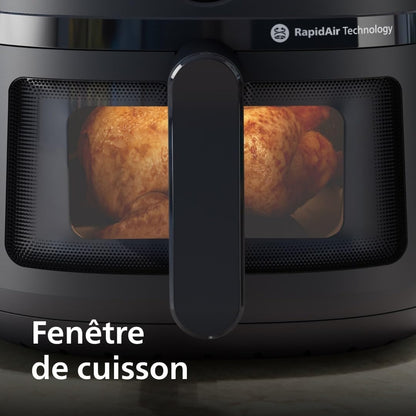2026 2025 Friteuse à air Philips série 3000 7,2 L, fenêtre de cuisson, friteuse 16 en 1