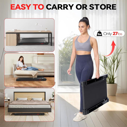 2026 2025 Sperax Tapis de Marche Vibrant avec Application, Tapis de Course 3 en 1 Sous Bureau, 2,5HP Faible Bruit, Tapis de Marche avec Télécommande, Tapis de Course Portable pour Bureau à Domicile
