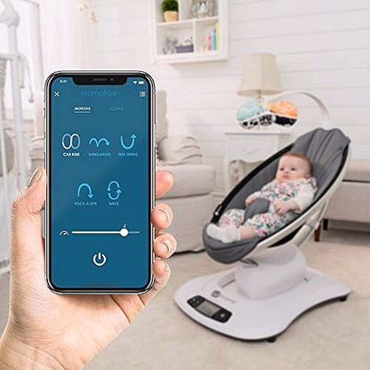 2026 Transat bébé 4moms mamaRoo 4 Multi-Motion™ – Balancelle bébé Bluetooth avec 5 mouvements uniques