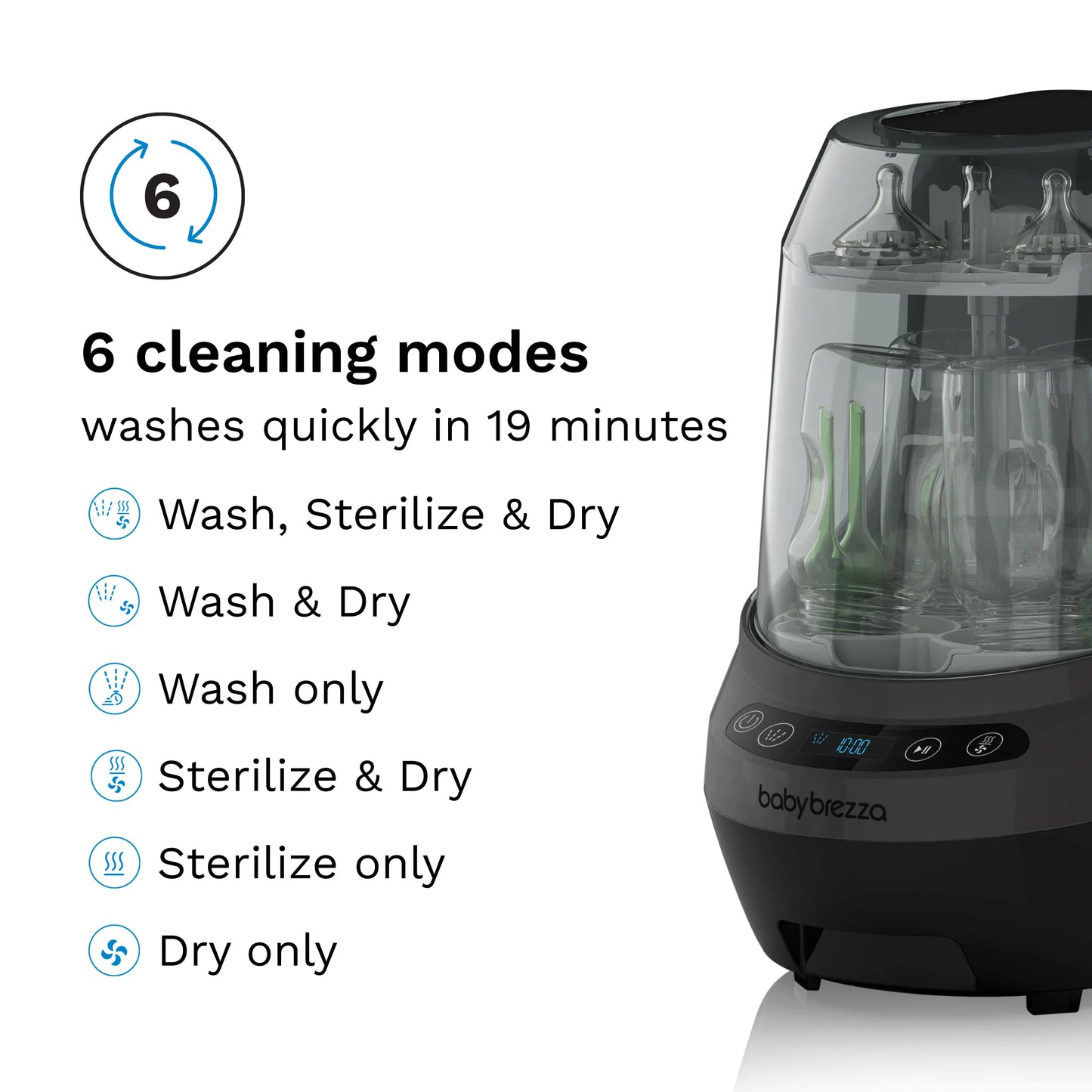 2026 2025 Bottle Washer Pro – Lave-biberon Tout-en-Un avec Stérilisateur et Séchoir pour Bébé