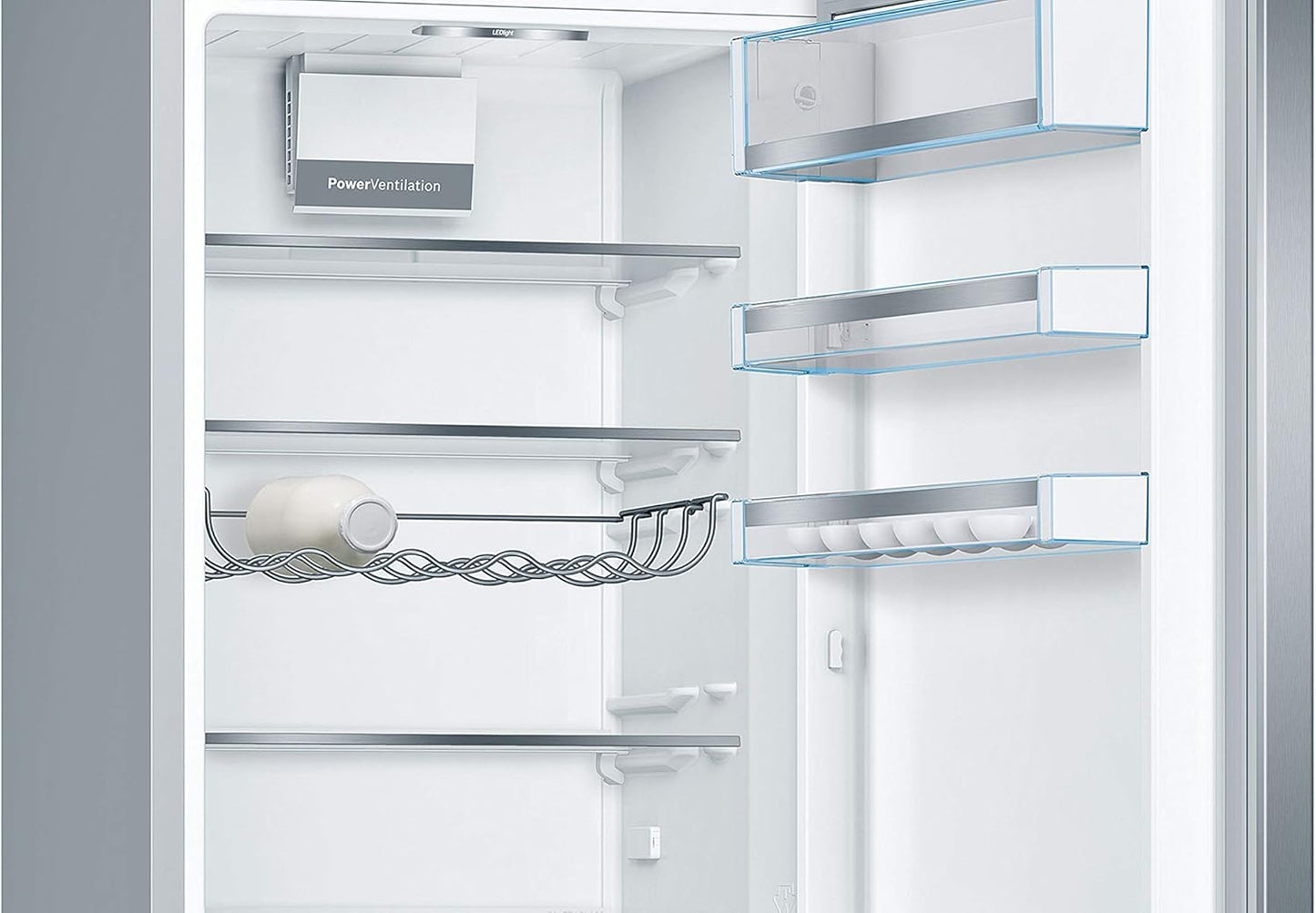 2026 KGE398IBP - Série 6, Réfrigérateur combiné pose-libre, 201 x 60 cm, Inox anti trace de doigts