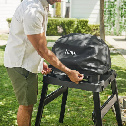 2026 2025 Ninja Woodfire Pro Connect XL Barbecue et Fumoir Électrique avec Support et Housse