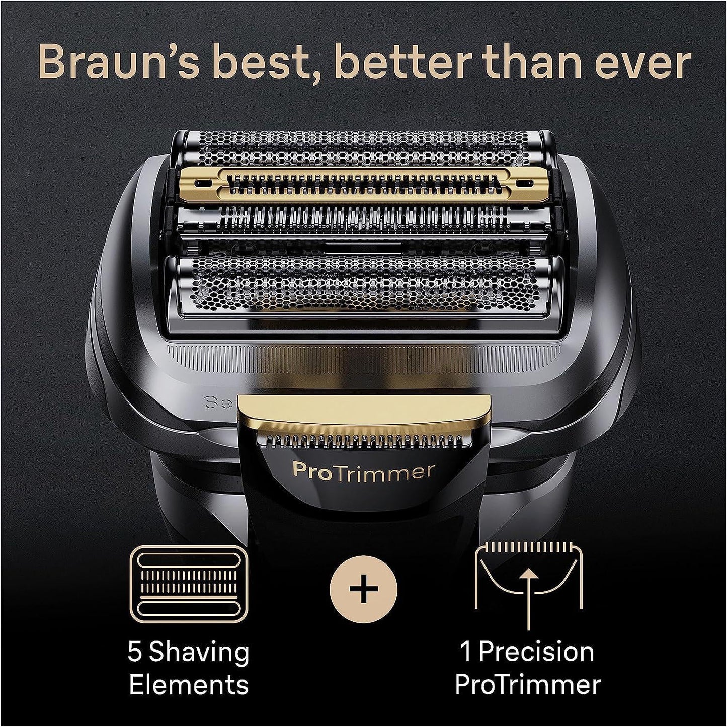 2026 2025 Braun Series 9 Pro+ 9477cc Nass- und Trockenrasierer mit 5-in-1 SmartCare Center und PowerCase, Silber