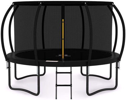 2026 Trampoline d’extérieur JUMPZYLLA avec filet de sécurité pour enfants – 8 FT